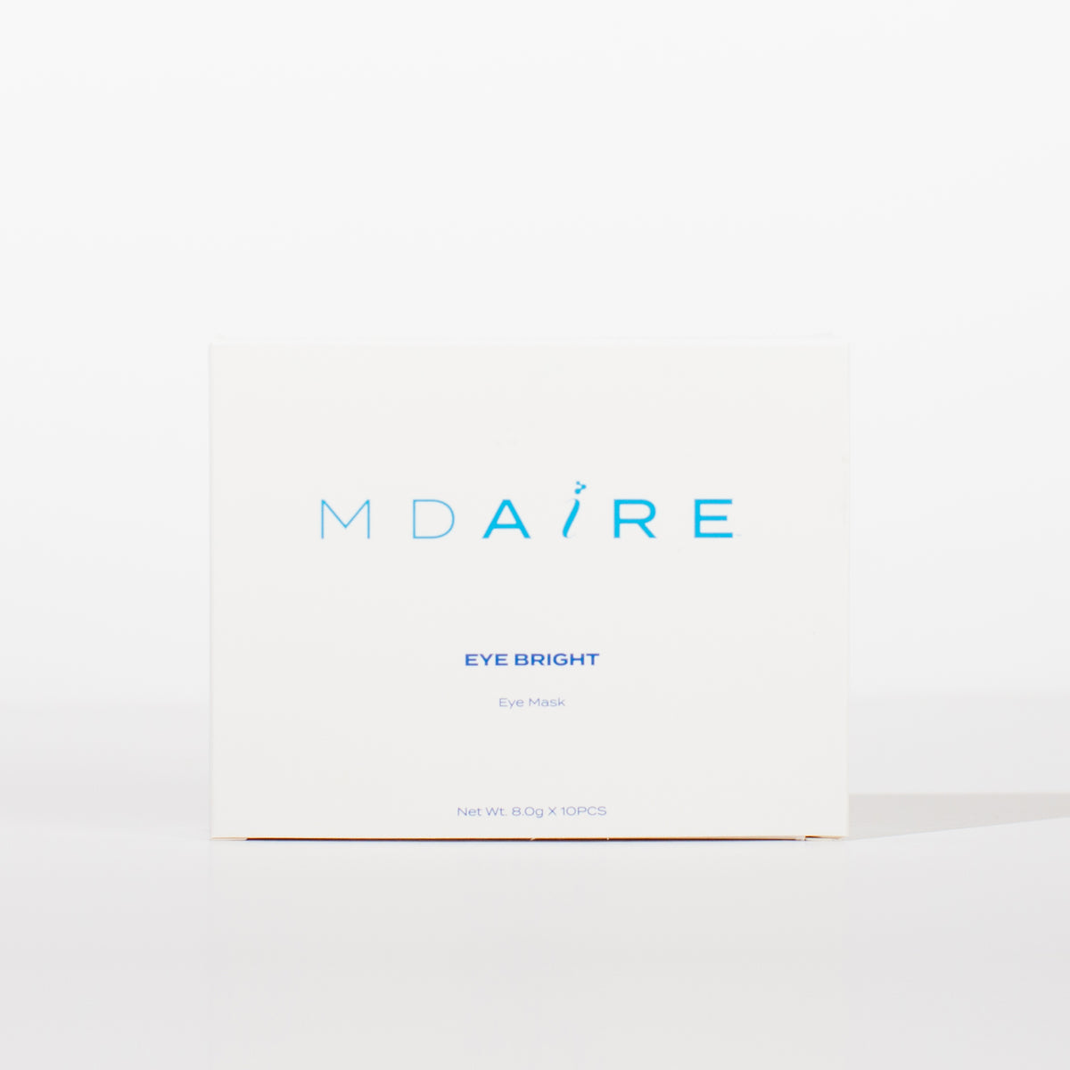 MDAiRE Eye Bright Masks box with simple white design and blue text in gallery position 1