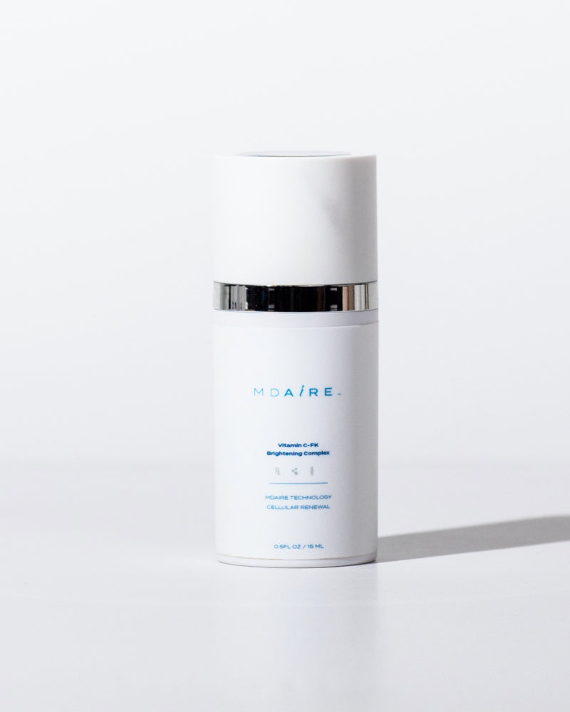 Vitamin C-FK  Brightening Complex bottle by MDAiRE in gallery position 1 with clean white and silver design