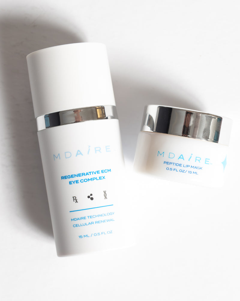 Rush Hour Duo featuring Regenerative ECM Eye Complex and Peptide Lip Mask in gallery position 1 on white background